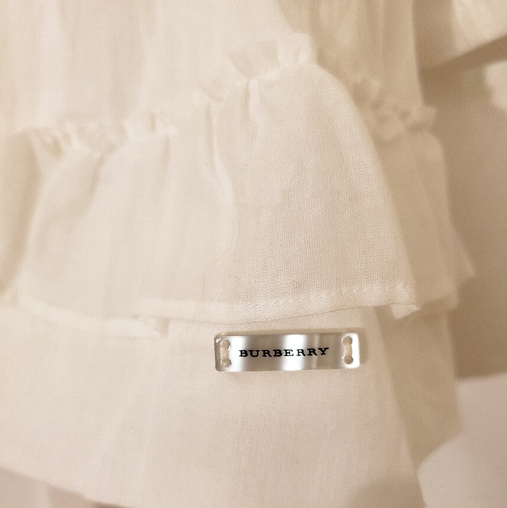 Burberry White Cotton Ruth Blouse - Picture 5 of 8